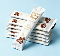 Sachets personnalisés en aluminium pour café en poudre, thé au lait, sucre – Mini-pochettes en bande de qualité alimentaire