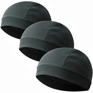 Breathable Mesh Sports Skull <b>Cap</b> 100% Polyester Unisex Athletic Headwear OEM Manufacturer - Product Image 1