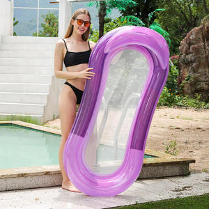 Flotador Inflable de PVC Ecológico y Elegante, Colchón de Natación Portátil y Resistente para Exteriores - Product Image 2