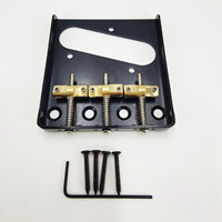 6-String TL Cylindrical Brass Bridge Three-sided Pickup & Tension Plate Full Set Electric Guitar Accessories