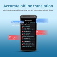 Traducteur intelligent Android russe Z6 avec IA, traduction simultanée en temps réel par caméra, 139 langues, appareil vocal portable