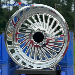 Pembuatan Velg Tempa 5x130 5x112 Velg Alloy Cekung Aluminium Truk Warna Hitam Gloss - Product Image 1
