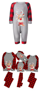 Ensemble de pyjama personnalisé grande taille pour <span class=keywords><strong>femme</strong></span>, tenue de nuit de Noël unisexe, vêtements d'intérieur d'hiver à manches longues pour bébé, pyjamas assortis en polyester pour toute la famille - Product Image 4