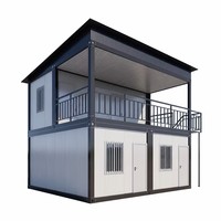 Maisons en conteneur modernes modulaires de luxe de Immeuble de bureaux Maisons préfabriquées en conteneur plat de Chine