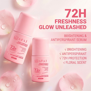 Desodorante Antitranspirante en Roll-On de 50 ml Personalizado, Iluminador, Sin Aluminio, 72H, AHA, BHA, Niacinamida, Control de Olor - Product Image 3