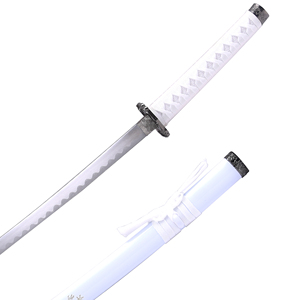 Spada Giapponese Artigianale Ming Hu per Cosplay Ninja, Coltello Lungo Bianco, Arma in Metallo, Vendita Calda - Product Image 3