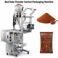 Machine d'emballage entièrement automatique à vis sans fin pour poudre de dattes rouges, poudre de café, farine et poudre d'assaisonnement