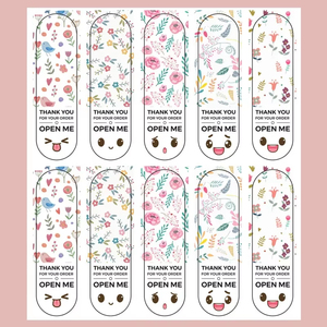 Caja de seguridad personalizada, etiqueta de sellado, hoja adhesiva, rollos de cinta adhesiva, cajas de embalaje de papel de impresión de logotipo para pequeñas empresas - Product Image 5