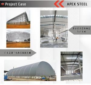 Apex Design moderno struttura in acciaio fabbrica costruzione di ristrutturazione fotovoltaico tetto capannone opere per vecchi progetti di costruzione di fabbrica - Product Image 3