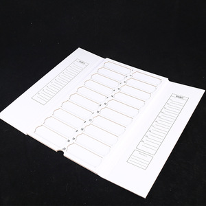 Hongbolai <b>Microscope</b> Slide Storage Boards 20 Piece White Plastic For Lab Use - Product Image 2