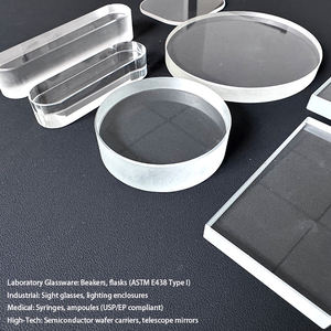 वाटी थोक कस्टम मूल्य फायरप्रूफ ग्लास गर्मी प्रतिरोध ग्रोव पॉलिश बोरोसिलिकेट स्तर गेज माप ग्लास - Product Image 2