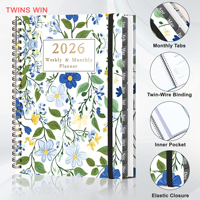 Cahier de journalisation à spirale A5 à couverture rigide personnalisée Cahier de notes imprimé avec reliure à anneaux en cuir PU