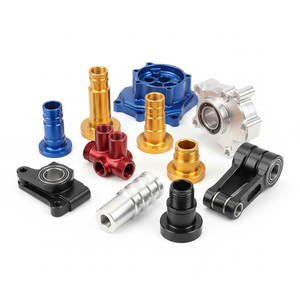 Piezas Mecánicas de Componentes Mecánicos de Mecanizado CNC de 5 Ejes 6061 <span class=keywords><strong>Anodizado</strong></span> Negro Todos los Roscas M3 Piezas CNC de Pedido Pequeño - Product Image 1