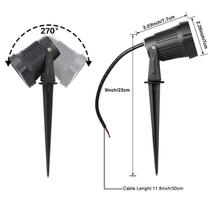 Projecteur LED extérieur en gros pour jardin et aménagement paysager, 4W, 6W, 8W, 11W, 13W, 14W, 15W, 16W, 17W - Product Image 2