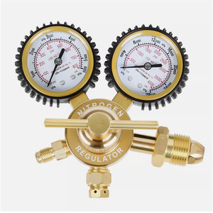 Régulateur d'azote en laiton 0-800 PSI Pression de sortie Filetage d'entrée CGA580 Vanne de réduction de pression N2 pour usage industriel - Product Image 2