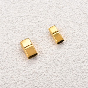 Fermoirs magnétiques carrés plats en acier inoxydable étanches pour bracelets en cuir, boucles <span class=keywords><strong>d</strong></span>'extrémité inaltérables pour la fabrication de bijoux DIY - Product Image 5