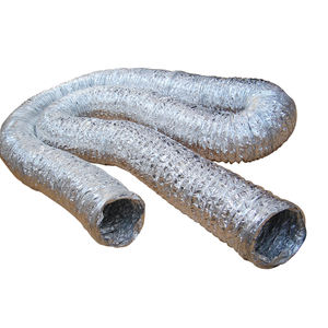 Moderne 75mm X 2M <span class=keywords><strong>Double</strong></span> Couche Argent Feuille D'aluminium Durable Épaissie <span class=keywords><strong>Conduit</strong></span> D'échappement Climatisation Équipement Registre Grille - Product Image 3