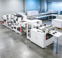 Machine d'impression flexographique à plat automatique 6 couleurs de qualité industrielle pour la fabrication d'étiquettes