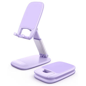 Support de téléphone portable ergonomique Lamicall DP13, support de bureau, angle réglable, support pliable, mains libres, reconnaissance faciale vidéo - Product Image 1