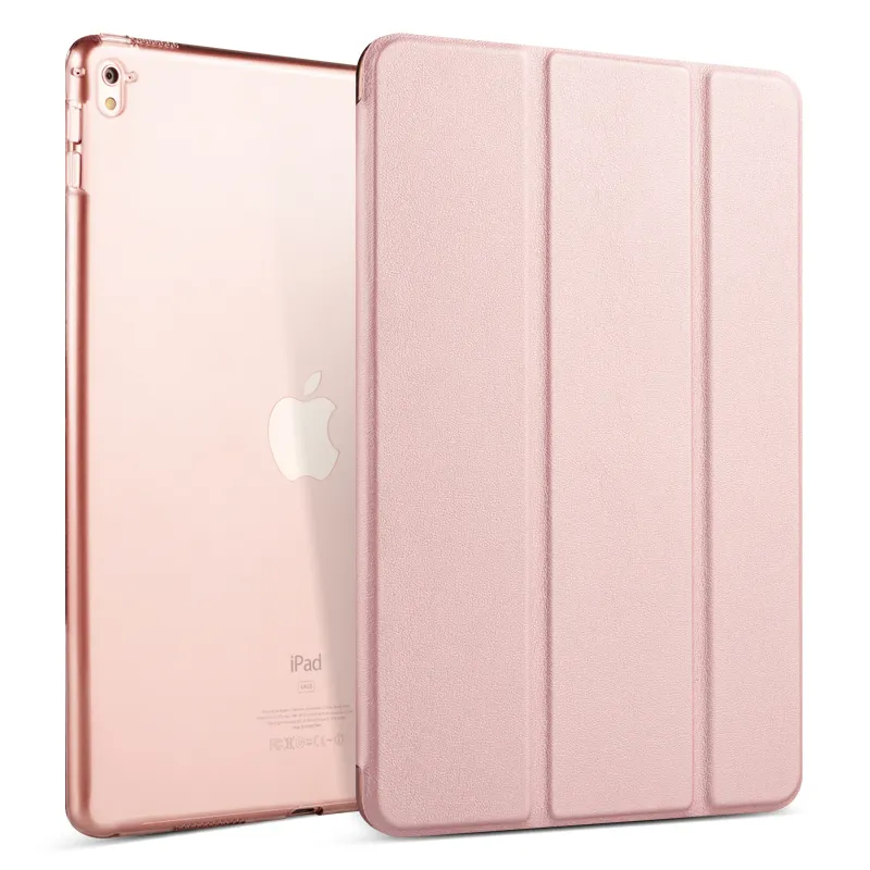 Ultra Thin Waterproof Shockproof PC Tablet Covers PU Surface Case for iPad pro 9.7