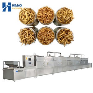 Tunnel <span class=keywords><strong>four</strong></span> à micro-ondes continu sec noir soldat mouche larve BSF larves micro-ondes équipement de séchage - Product Image 3