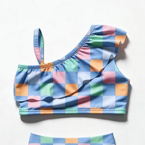 Maillots <span class=keywords><strong>de</strong></span> <span class=keywords><strong>bain</strong></span> pour filles, 2 pièces, UPF 30/50, doux pour la peau, séchage rapide, maillots <span class=keywords><strong>de</strong></span> <span class=keywords><strong>bain</strong></span> pour tout-petits, été, plage, piscine, service <span class=keywords><strong>de</strong></span> vente en gros OEM personnalisé - Product Image 3