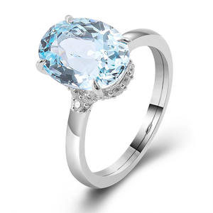<span class=keywords><strong>Bague</strong></span> de mariage pour <span class=keywords><strong>couple</strong></span> en or blanc 18 carats en tungstène, pierre précieuse cultivée artificiellement, diamant, vente chaude transfrontalière - Product Image 5