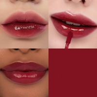 2-en-1 Brillant à lèvres et taches personnalisé imperméable à l'eau Brillant à lèvres à haute teneur en pigments Repulpant et brillant Nouveau maquillage minéral Cosmétiques certifiés MSDS