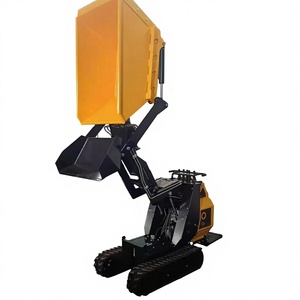 Mini-dumper sur chenilles 280 kg avec fonction d'auto-déchargement pour la construction et l'exploitation minière, moteur puissant - Product Image 2