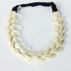 HB40069 Twist Braid Custom Wide Edge <strong>Headband</strong> Fashion <strong>Black</strong> <strong>White</strong> Girl Hair Accessories Brown Large Korea Simple Sweet Hair Tie - Product Image 5