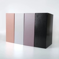 Boîte cadeau de luxe rigide et magnétique en carton, avec doublure en éponge, pour dossiers recyclables à ouverture manuelle, personnalisable