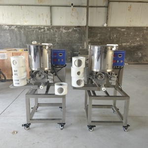 Machine entièrement automatique pour la fabrication de galettes de poulet, de poisson, de crevettes et de hamburgers, capacité élevée de 140 pièces/<span class=keywords><strong>min</strong></span>, 380V/220V - Product Image 6
