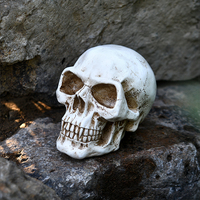 Figurine d'Halloween en résine, décoration gothique effrayante pour maison hantée, accessoire de fête sinistre