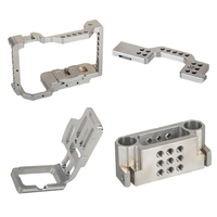 Fabricant d'accessoires pour caméra CNC, pièces en aluminium usinées CNC, cage pour appareil photo reflex numérique DSLR, poignée, plaque à dégagement rapide Arca