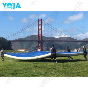 Piste de tumbling gonflable personnalisée, sol DWF, trampoline Airtrack, matériau de <span class=keywords><strong>gymnastique</strong></span>, tapis d'air gonflable, <span class=keywords><strong>matelas</strong></span> d'atterrissage gonflable - Product Image 3