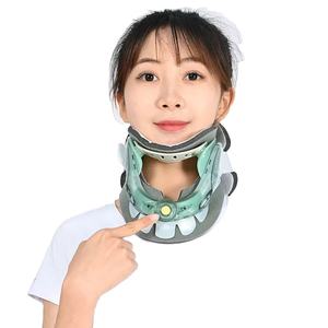 Soporte <span class=keywords><strong>Cervical</strong></span> Transpirable de Grado Médico con Cierre de Gancho y Bucle Ajustable para Cirugía de Columna <span class=keywords><strong>Cervical</strong></span>, Torticollis, Tracción y Fijación de Cuello - Product Image 1