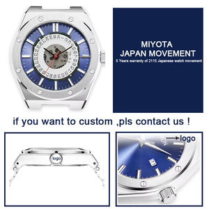 Reloj de Lujo de Acero Inoxidable para Hombre, Venta Caliente, Logotipo Personalizado, Cuarzo, Cuero, Clásico, Resistente al Agua, Diseño Ejecutivo, Venta al Por Mayor en China - Product Image 4