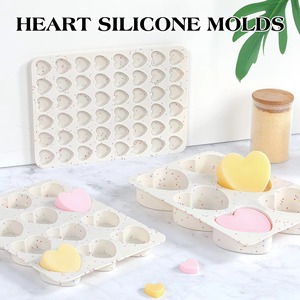 New Ideas Love Shape Food Grade <b>Silicone</b> Cake Mold Easy Demoulding Oven Safe Baking <b>Tool</b> - Product Image 6
