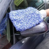 Gant de lavage de voiture en microfibre premium ultra absorbant, sans peluches, pour le detailing automobile, doux et moelleux