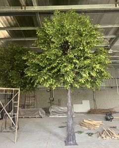 Ensemble de simulation personnalisé pour arbres artificiels en chêne, décoration intérieure, matériau PE ignifuge, résistant aux UV - Product Image 4
