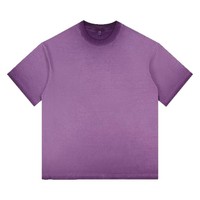Camiseta Oversize OEM con Lavado Ácido, Duradera, Suave, de Algodón Premium, Corte Holgado con Hombros Caídos para Hombre, Estilo Urbano
