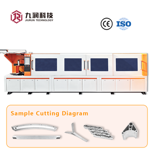 Système CNC à tête unique et à <span class=keywords><strong>angle</strong></span> <span class=keywords><strong>variable</strong></span>, servomoteur de qualité supérieure, pour machine de découpe de profilés en aluminium et d'extrusion métallique - Product Image 5