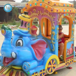 Shopping Mall School Center Attractive Kids Electric Battery Elephant 14 Seats Amusement Rides CE Certified Mini Electric - Product Image 3