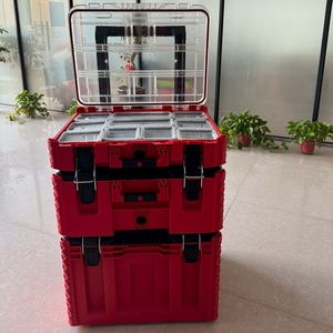 <span class=keywords><strong>Milwaukee</strong></span> <span class=keywords><strong>Caja</strong></span> de herramientas apilable Milwaukeee con ruedas, tipo tirador, con ruedas, de plástico. - Product Image 5