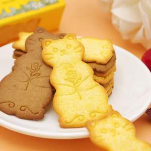 Galletas Finas y Crujientes con Forma de Gato, Bocadillos de Ocio al por Mayor, Lindas Galletas de Mantequilla para Niños, Galletas de Mantequilla con Sabor <span class=keywords><strong>a</strong></span> Café/Queso - Product Image 5