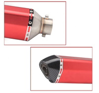 Silencieux universel 51 mm pour moto, échappement modifié pour motocross, silencieux DB Killer, échappement moto