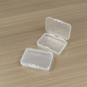 Transparent Plastic <b>Storage</b> <b>Box</b> 6.5x4.5x1.5cm For Jewelry Parts Seeds Beads Desktop Organizer <b>Small</b> Accessory Container - Product Image 3