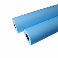 Factory Direct 2 \ "/3 \ pulgadas recubierto CAD fondo azul blanco ingeniería Plotter rollo de papel para uso de impresión embalado en cartón