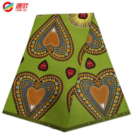 Kain Ankara poliester murah kain katun cetak lilin asli bordir Afrika
