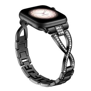 Nouveau design de <span class=keywords><strong>bracelet</strong></span> de luxe en diamant pour montre <span class=keywords><strong>Apple</strong></span> <span class=keywords><strong>Watch</strong></span> 38MM 40MM 41MM 42MM 44MM 45MM 46MM 49MM - Product Image 6
